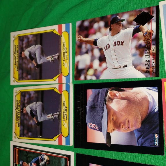 Roger Clemens 25 Baseball Trading Cards MLB Boston Red Sox - Picture 4 of 10